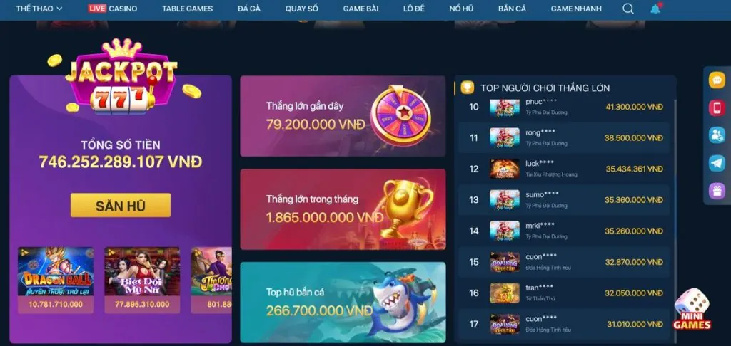 Giao diện trò chơi Bắn Cá Sodo66